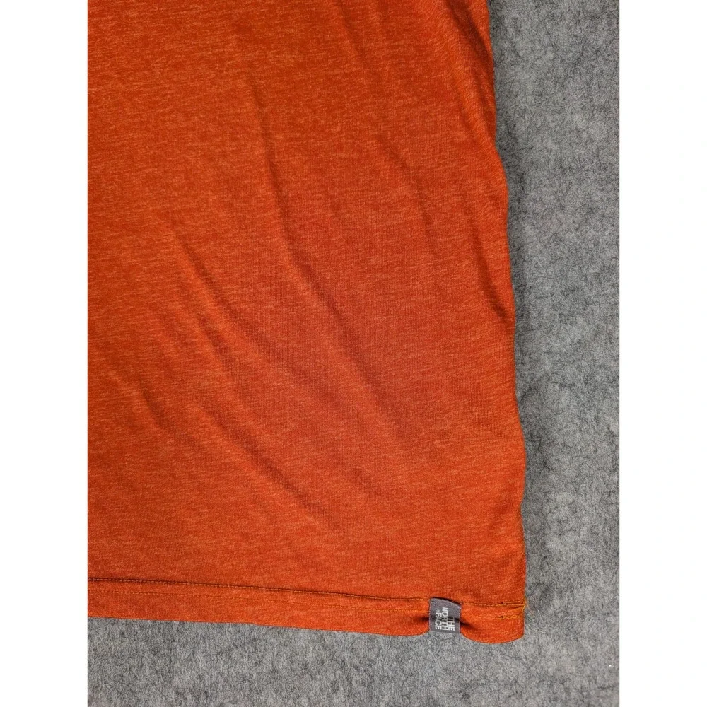 The North Face Orange Heather Climbing Gear Graphic T-Shirt Mens Short Sleeve